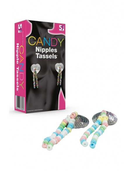 Cache tétons coeur sequin et bonbons | Spencer & Fleetwood