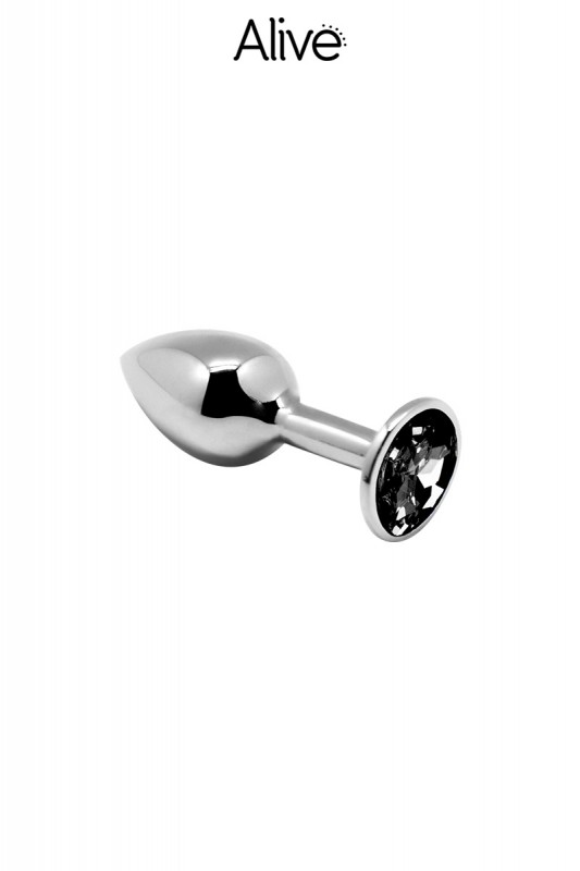 Bijou anal noir S - Plug métal | Alive