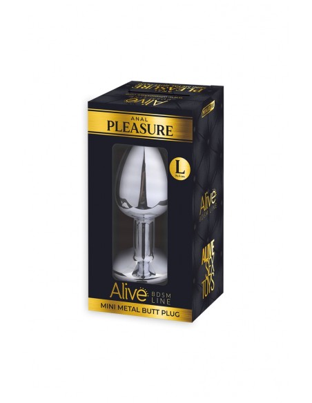 Bijou anal noir L - Plug métal | Alive Bijou anal noir L - Plug métal | Alive