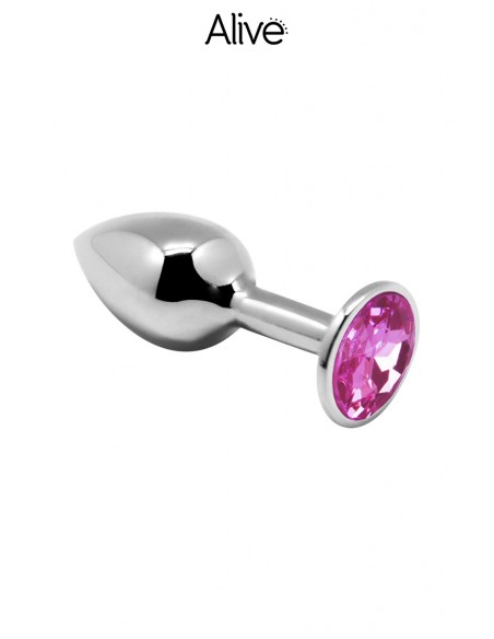 Bijou anal rose L - Plug métal | Alive Bijou anal rose L - Plug métal | Alive