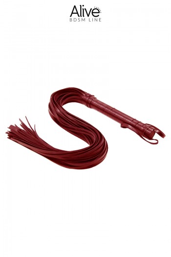 Fouet rouge simili cuir | Alive 2