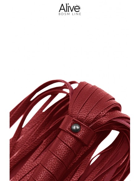 Fouet rouge simili cuir | Alive Fouet rouge simili cuir | Alive
