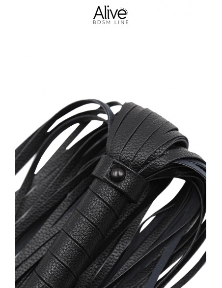 Fouet noir simili cuir | Alive Fouet noir simili cuir | Alive