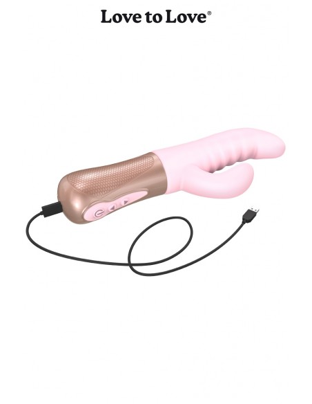Sassy Bunny rose - Vibro Rabbit va-et-vient | Love to Love