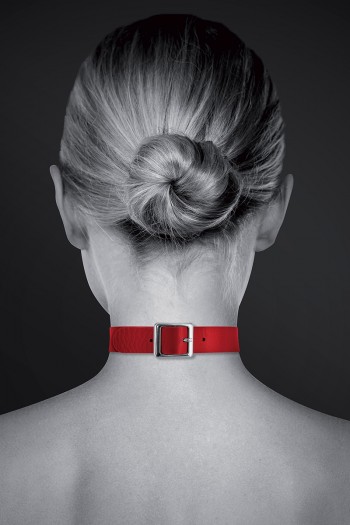 Collier rouge avec anneau | Bijoux pour toi 2