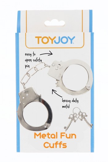 Menottes métal couleur argent | Toy Joy 2