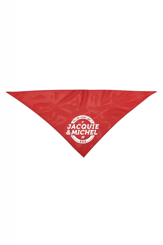 Bandana Jacquie & Michel rouge | Jacquie & Michel