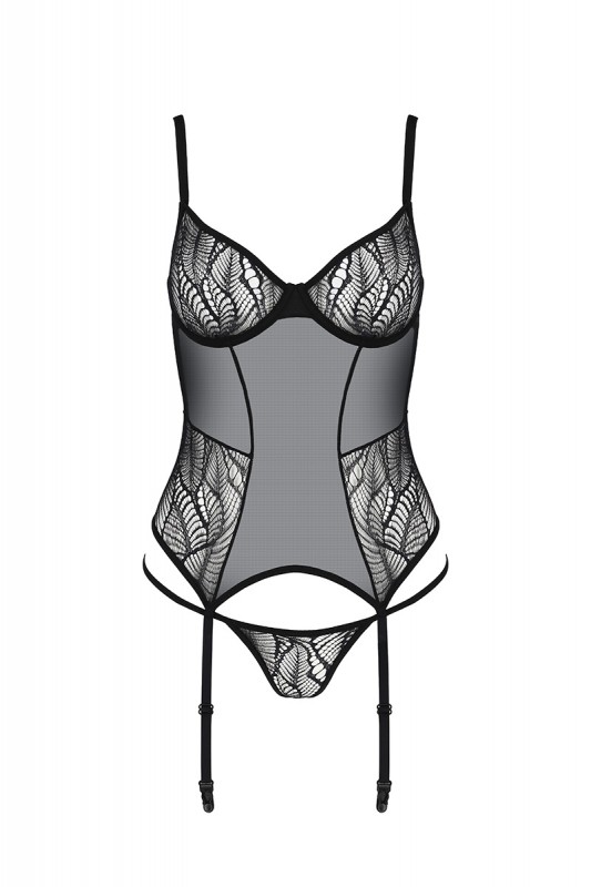 Leafa - Guêpière tulle et dentelle | Passion lingerie