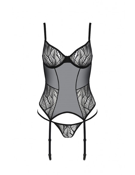 Leafa - Guêpière tulle et dentelle | Passion lingerie