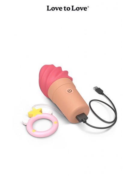 Cand'Ice Raspberry Joly - Stimulateur clitoridien | Love to Love Cand'Ice Raspberry Joly - Stimulateur clitoridien | Love to Love