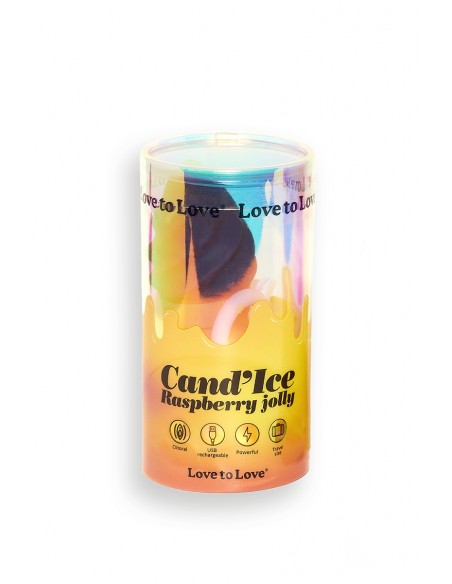 Cand'Ice Raspberry Joly - Stimulateur clitoridien | Love to Love Cand'Ice Raspberry Joly - Stimulateur clitoridien | Love to Love