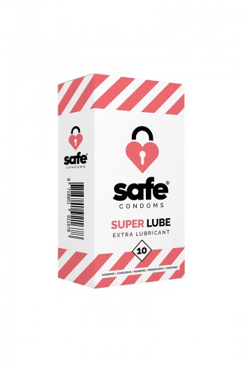 Safe Super Lube - 10 préservatifs lubrifiés | Safe