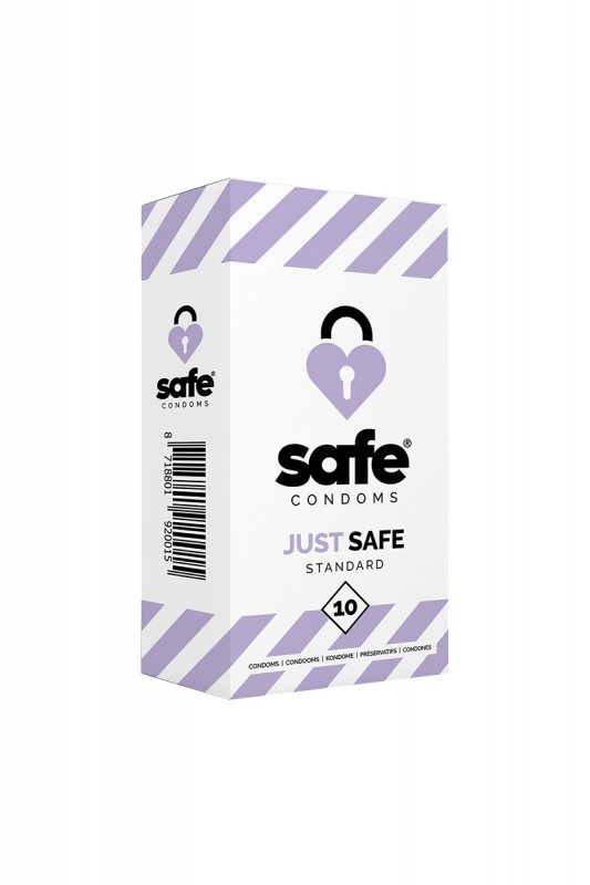Just Safe Standard - 10 préservatifs anatomiques | Safe