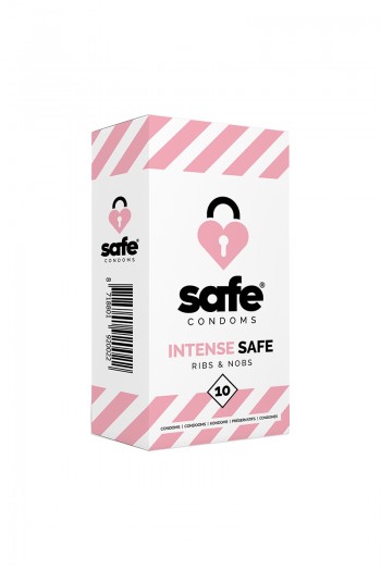 Safe Intense - 10 préservatifs reliefs | Safe