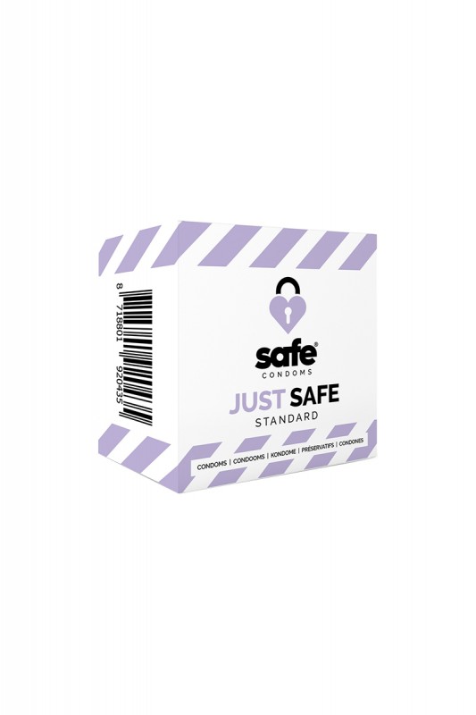 Just Safe Standard - 5 préservatifs anatomiques | Safe