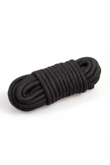 Corde de bondage noire 10m | Secret Play