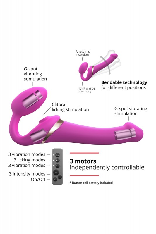 Strap-on-me Multi Orgasm Fuchsia XL | Strap-on-Me
