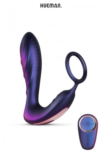 Plug vibrant & cockring Black Hole | Hueman | Hueman
