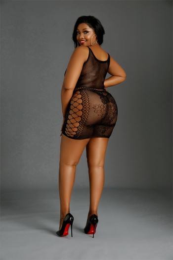 Mini robe sexy grande taille - Moonlight N°01 | MoonLight Lingerie 2