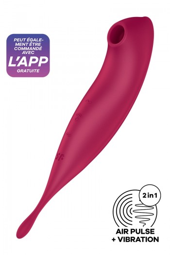 Satisfyer Twirling Pro + rouge - Stimulateur Connecté | Satisfyer