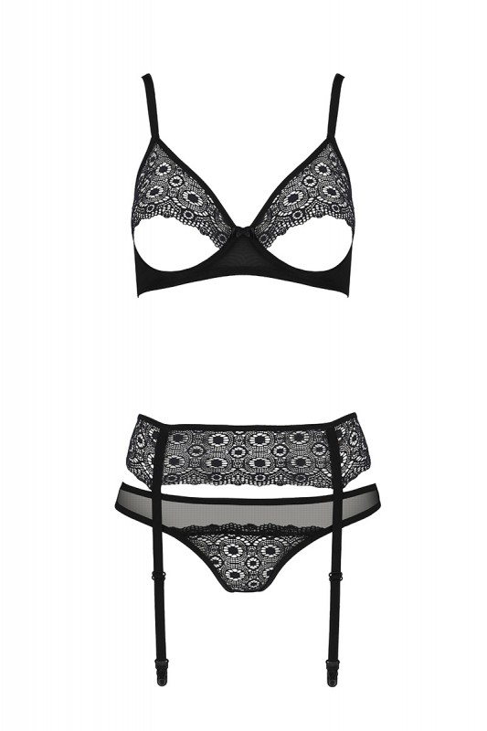 Zinnia - Ensemble à jarretelles ECO Collection | Passion lingerie