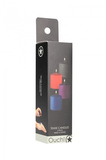 4 bougies SM parfums variés | Ouch! 2