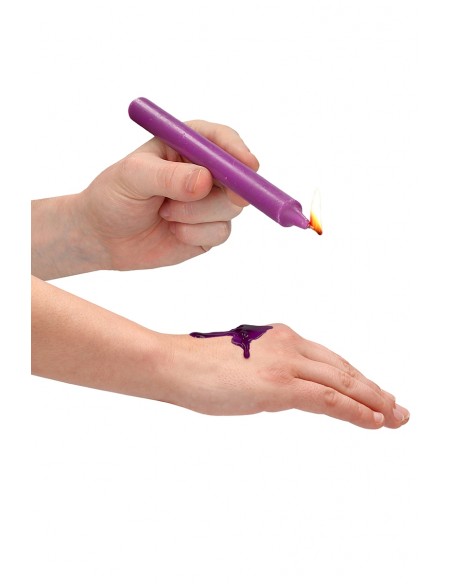 4 bougies SM colorées Longues | Ouch!