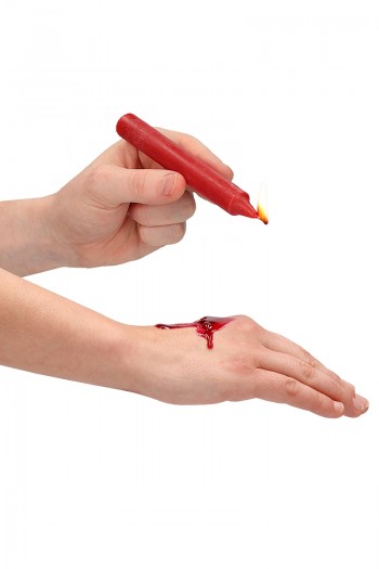 4 bougies SM rouges basse température | Ouch! 2