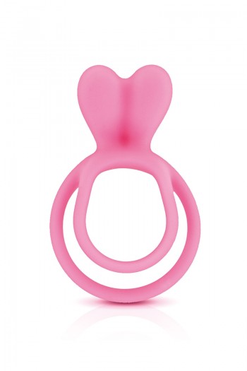 Double Anneau de pénis rose Glamy | Glamy
