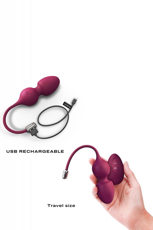 Love balls télécommandées bordeaux | Dorcel