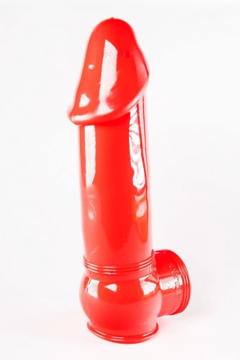 Gaine semi-réaliste rouge | Zizi