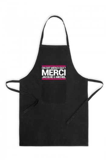 Tablier On dit merci qui - J&M | Jacquie & Michel