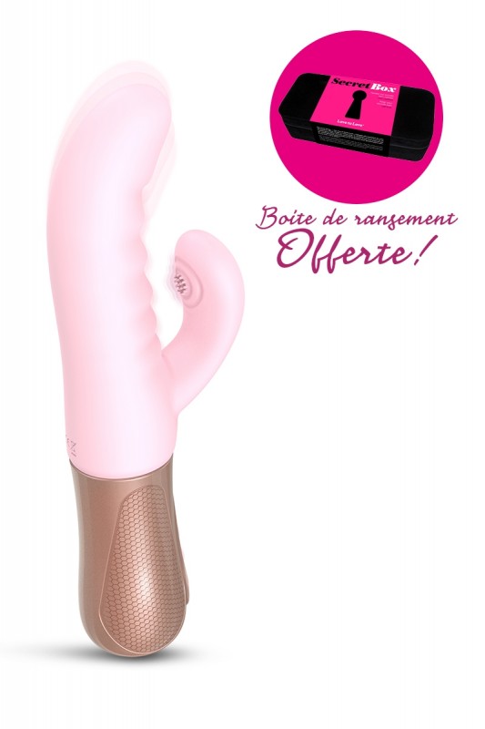 Sassy Bunny rose - Rabbit va-et-vient + Secret Box | Love to Love