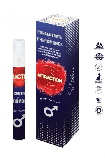 Spray de Phéromones pour homme | Attraction cosmetics