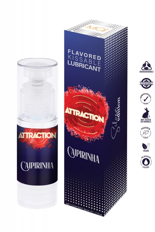 Lubrifiant embrassable parfum Caipirinha | Attraction cosmetics