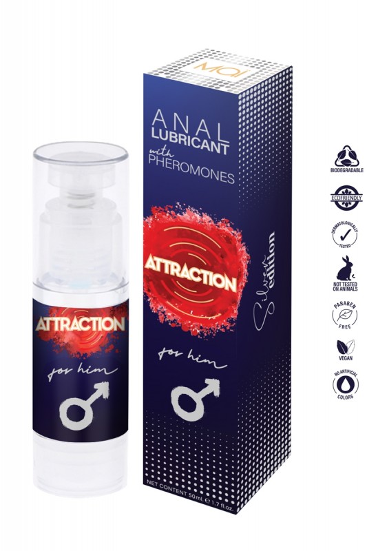 Lubrifiant anal aux phéromones pour homme | Attraction cosmetics