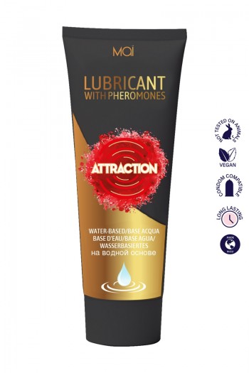 Lubrifiant aux phéromones neutre | Attraction cosmetics