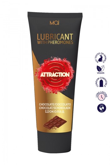 Lubrifiant aux phéromones chocolat | Attraction cosmetics