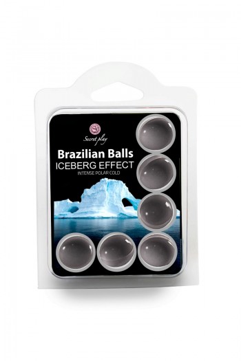 6 Brazilian balls - Froid polaire Intense | Secret Play