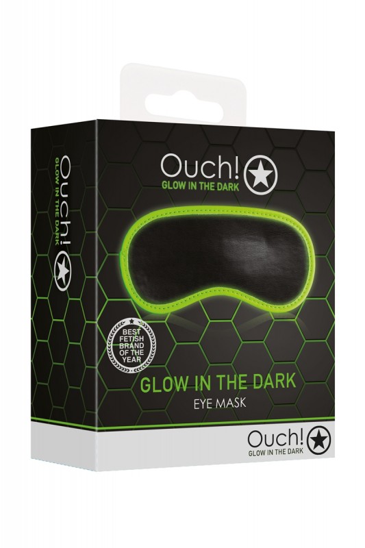 Bandeau BDSM noir et phospho | Ouch!