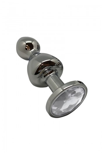 Lollypop transparent taille S - Plug métal bijou | Wooomy