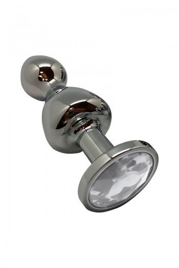 Lollypop transparent taille M - Plug métal bijou | Wooomy