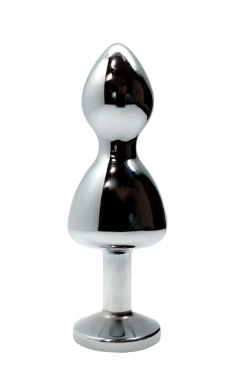 Lollypop transparent taille M - Plug métal bijou | Wooomy 2