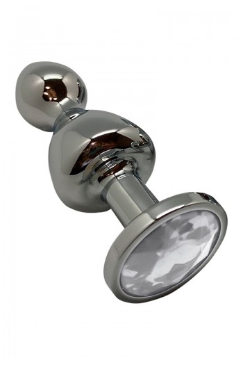Lollypop transparent taille L - Plug métal bijou | Wooomy