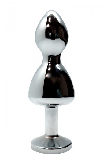 Lollypop transparent taille L - Plug métal bijou | Wooomy 2