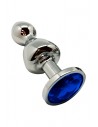 Lollypop bleu taille L - Plug métal bijou | Wooomy