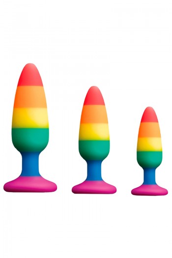 Hiperloo taille S - Plug arc en ciel | Wooomy 2