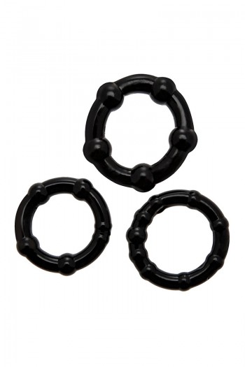 Babooom - Lot de 3 Cockrings noir | Wooomy
