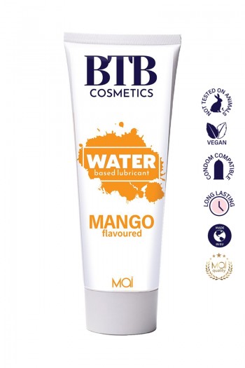 Lubrifiant à base d'eau parfum Mangue 100 ml | BTB 2