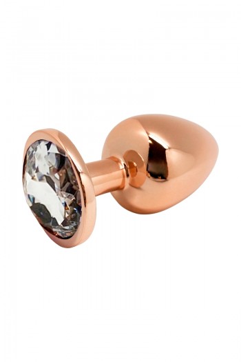 Tralalo taille M - Plug métal bijou transparent | Wooomy